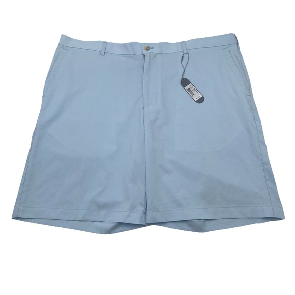 Peter Millar Crown Sport Blue Striped Golf Shorts Size 42 MS16EB84‎ Performance - Picture 1 of 8